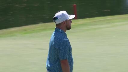 Alistair Docherty makes birdie on No. 14 at Club Car Championship