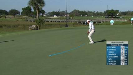Cole Hammer buries 17-foot birdie putt at The RSM Classic