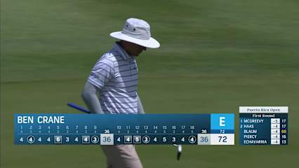 Ben Crane makes birdie on No. 18 at Puerto Rico