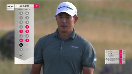 Keita Nakajima holes 65-foot shot for birdie on No. 16 at Genesis Scottish Open