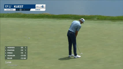 Peter Kuest drains 17-foot putt for birdie at 3M Open
