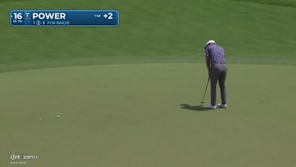 Seamus Power makes birdie on No. 16 at Charles Schwab