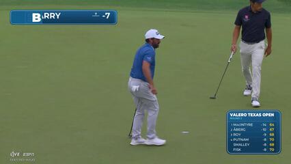 John Parry drains 15-foot birdie putt on No. 16 at Valero