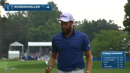 Thomas Rosenmueller holes out for birdie on No. 1 at Wyndham