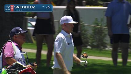 Brandt Snedeker's 143-yard approach sets up birdie on No. 17 at Charles Schwab