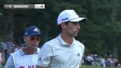 Joaquin Niemann makes birdie putt at TOUR Championship