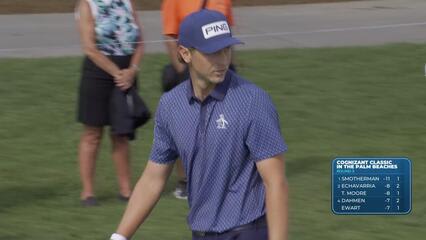 Kristoffer Reitan pours in 5-foot birdie putt on No. 3 at Cognizant Classic