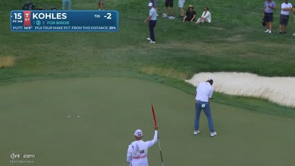 Ben Kohles drains 14-foot putt for birdie on No. 15 at Rocket Classic