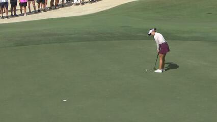 Lydia Ko rolls in a birdie putt at Grant Thornton