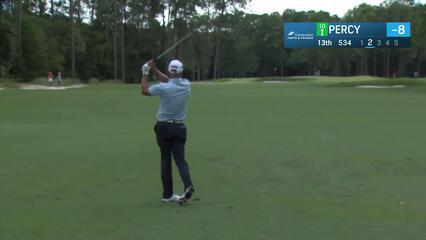 Cameron Percy makes birdie on No. 13 at Constellation FURYK & FRIENDS