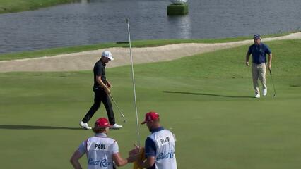 Jeremy Paul makes birdie on No. 18 at Puerto Rico