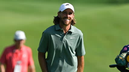 Tommy Fleetwood's 89-foot chip-in eagle is the Shot of the Day