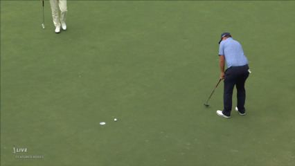 Brian Stuard sinks birdie putt at Honda
