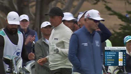 Henrik Stenson makes birdie on No. 17 at PURE Insurance Championship