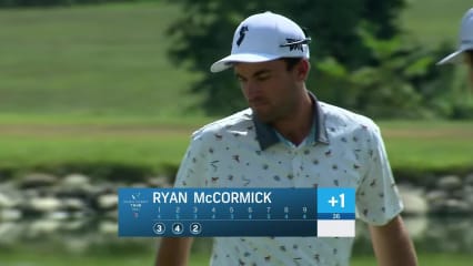 Ryan McCormick drops birdie putt at Simmons Bank Open