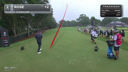 Justin Rose makes birdie on No. 2 at TOUR Championship