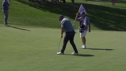 Thomas Bjørn makes birdie on No. 8 at Sanford International