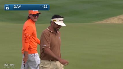 Jason Day pours in 39-foot birdie putt on No. 15 at The American Express