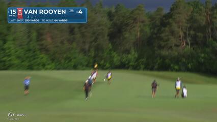Erik van Rooyen gets up-and-down from 62 yards for birdie on No. 15 at RBC Canadian