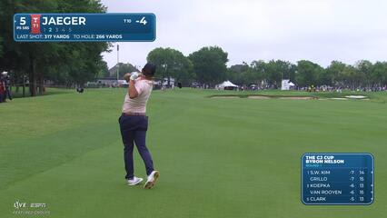 Stephan Jaeger makes birdie on No. 5 at THE CJ CUP