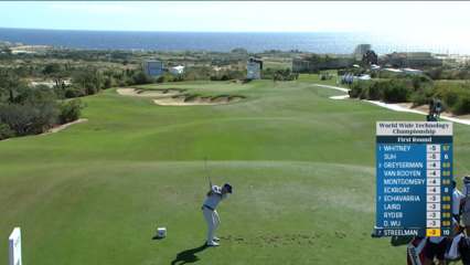Kevin Streelman's great tee shot yields birdie at World Wide Technology