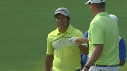 Andres Romero holes birdie pitch for Shot of the Day