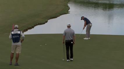 Robby Shelton sinks eagle putt at Butterfield Bermuda