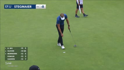 Brett Stegmaier finds the green in two to set up birdie at Rocket Mortgage