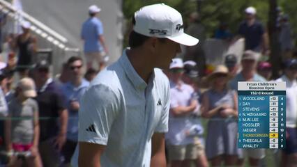 Michael Thorbjornsen drains 14-foot birdie putt on No. 5 at Texas Children's