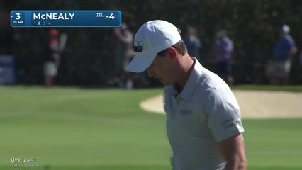 Maverick McNealy hits 161-yard approach to 8 feet, sets up birdie on No. 3 at Sony Open