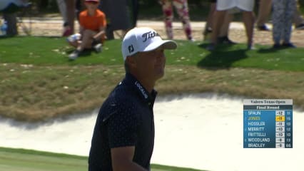 Matt Jones drains birdie putt at Valero