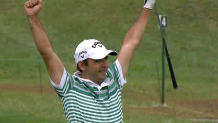 Fabrizio Zanotti’s stellar hole out for eagle at PGA Championship