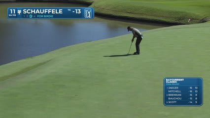 Xander Schauffele's 347-yard drive sets up birdie on No. 11 at Baycurrent