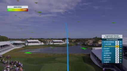 Austin Smotherman sinks 55-foot birdie putt on No. 17 at Cognizant Classic