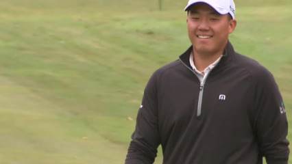 Norman Xiong holes bump-and-run birdie at Sanderson Farms
