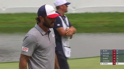 Max Homa sinks 15-foot birdie putt on No. 18 at John Deere