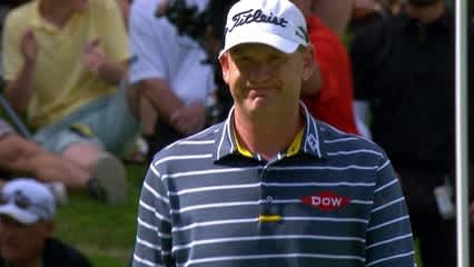 Tom Gillis closes Round 4 with par on No. 18 at John Deere