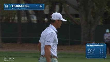 Billy Horschel holes 15-footer for birdie from off the green at Valspar