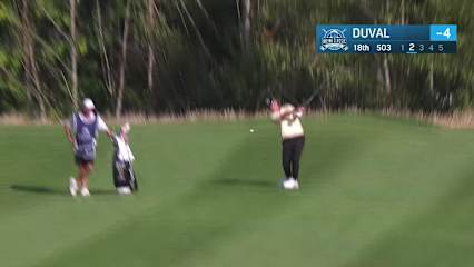 David Duval makes birdie on No. 18 at Boeing Classic