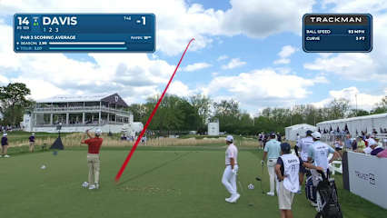 Cam Davis makes birdie on No. 14 at Truist Championship