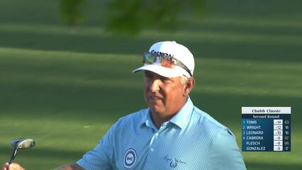 Scott Parel makes birdie on No. 18 at Chubb Classic