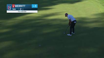 Troy Merritt makes birdie on No. 16 at John Deere