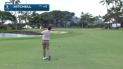 Keith Mitchell hits 105-yard approach to 10 feet, sets up birdie on No. 3 at Sony Open