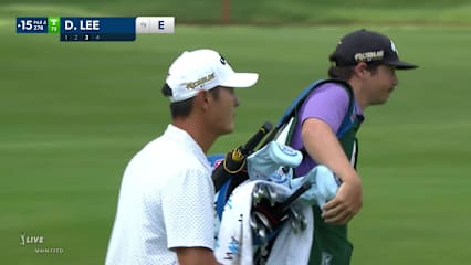 Danny Lee's chip-in birdie from 36 feet at Travelers