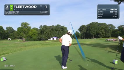 Tommy Fleetwood holes 64-foot shot from rough for eagle on No. 3 at FedEx St. Jude