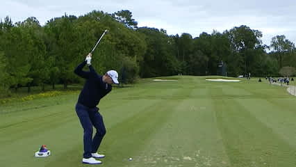 Shawn Stefani's solid tee shot sets up birdie at Sanderson Farms