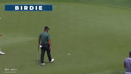 Rafael Campos sinks 19-foot birdie putt at Valero