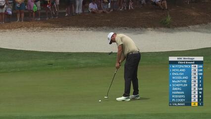 Sami Valimaki sinks 5-foot putt for birdie on No. 2 at RBC Heritage
