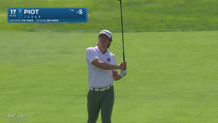 James Piot makes birdie on No. 17 at Rocket Classic