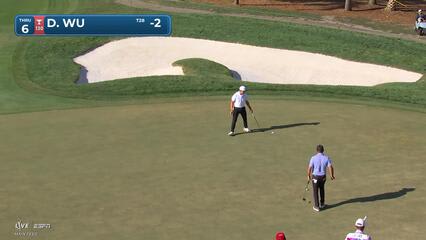 Dylan Wu sinks 19-foot birdie putt on No. 6 at Valspar
